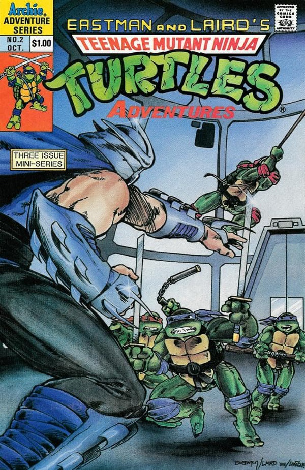 Teenage Mutant Ninja Turtles Adventures #2 cover