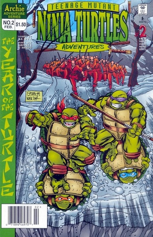 Teenage Mutant Ninja Turtles Adventures #2 cover