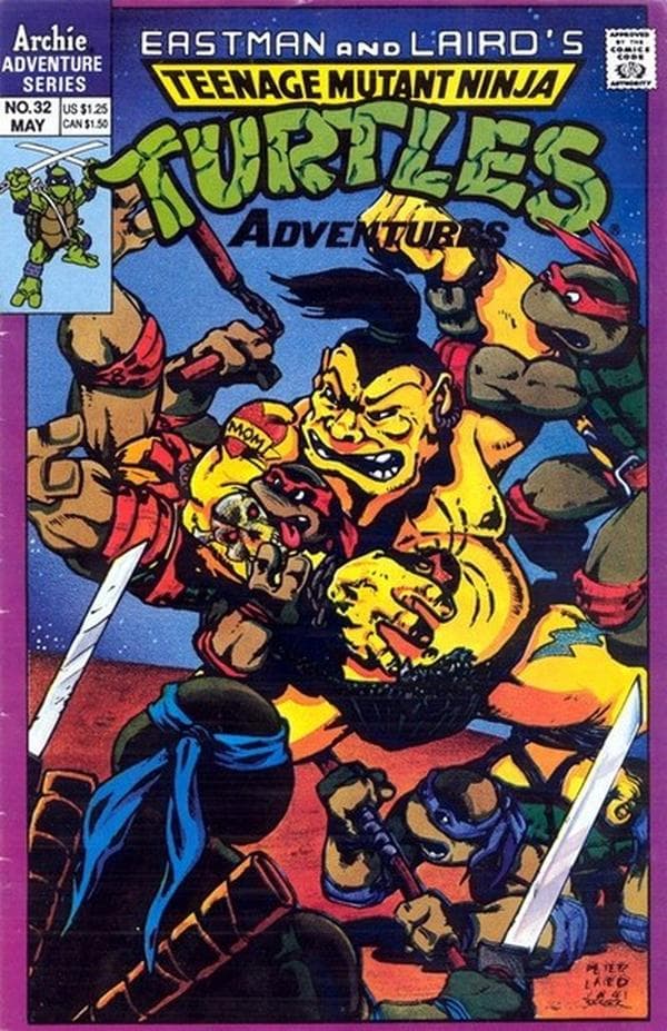 Teenage Mutant Ninja Turtles Adventures #32 cover