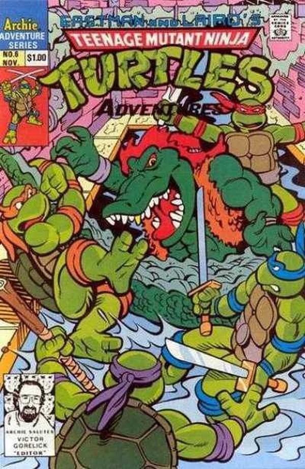 Teenage Mutant Ninja Turtles Adventures #6 cover
