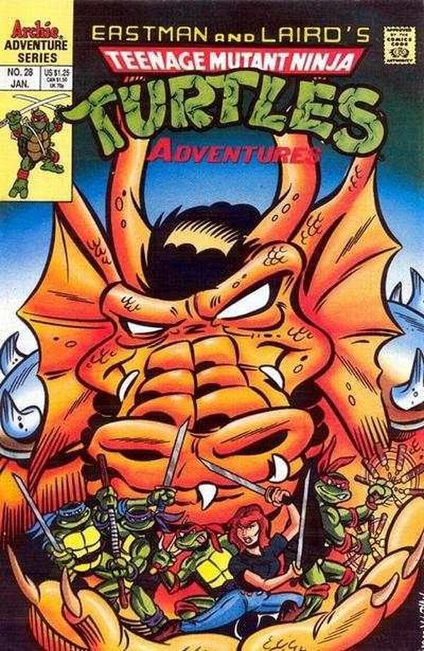 Teenage Mutant Ninja Turtles Adventures #28 cover