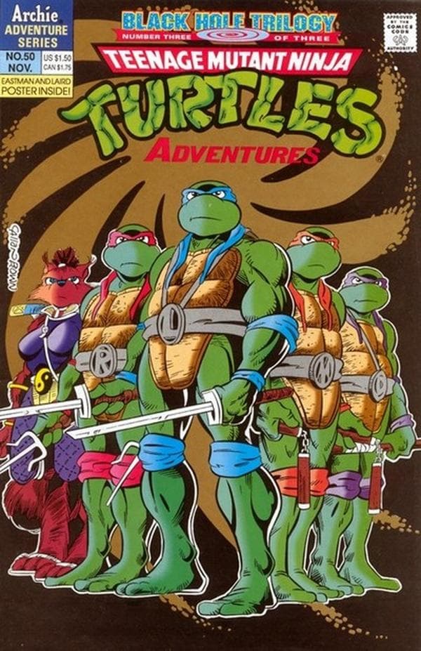 Teenage Mutant Ninja Turtles Adventures #50 cover