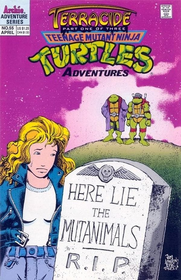 Teenage Mutant Ninja Turtles Adventures #55 cover