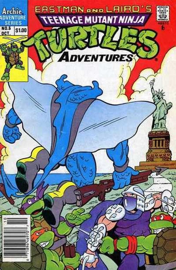 Teenage Mutant Ninja Turtles Adventures #5 cover