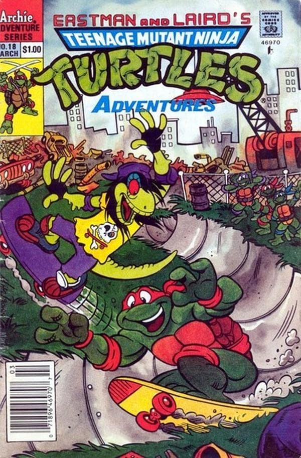 Teenage Mutant Ninja Turtles Adventures #18 cover