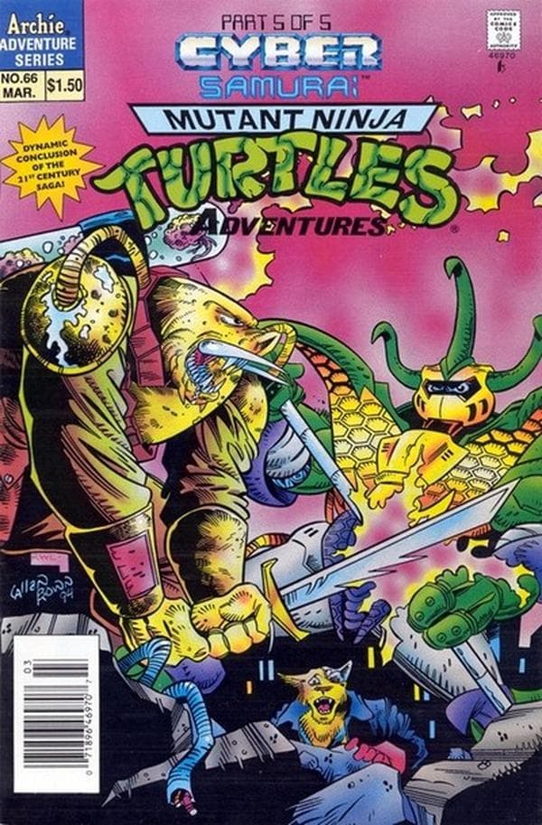 Teenage Mutant Ninja Turtles Adventures #66 cover