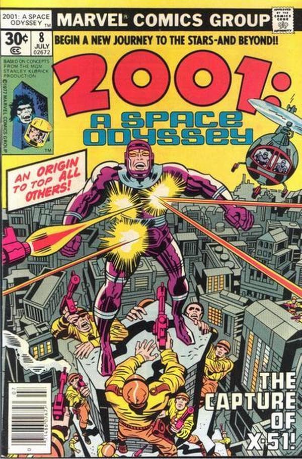 2001, A Space Odyssey #8 cover