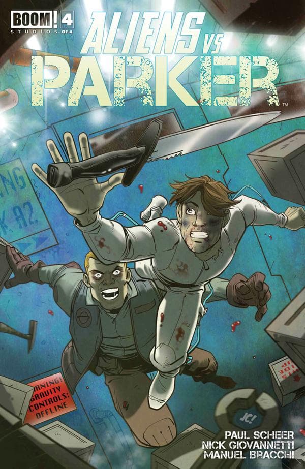 Aliens vs. Parker #4 cover