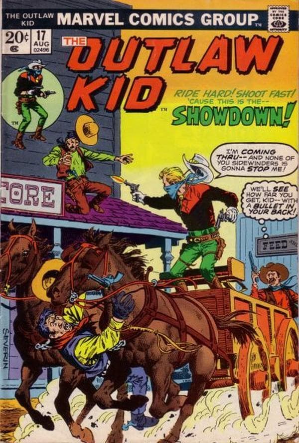 The Outlaw Kid #17 cover