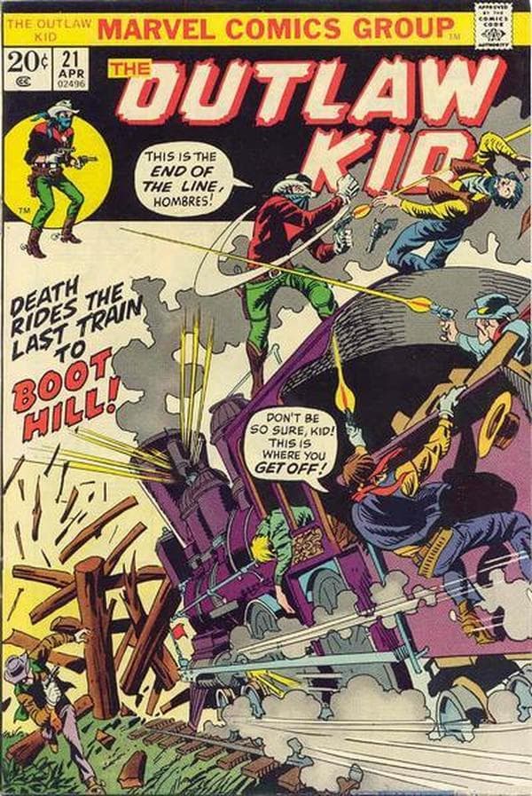 The Outlaw Kid #21 cover