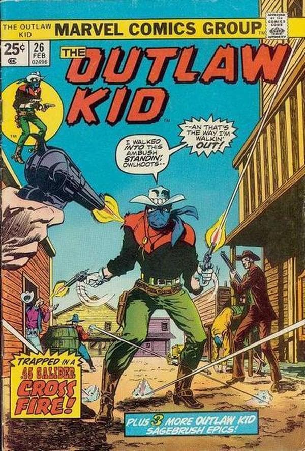 The Outlaw Kid #26 cover