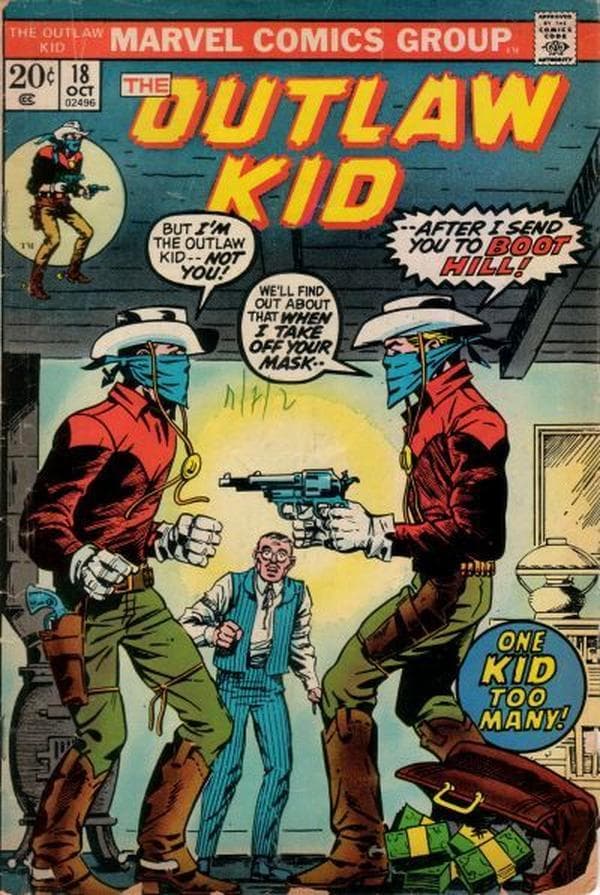 The Outlaw Kid #18 cover