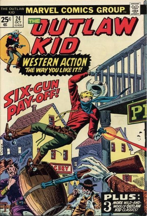 The Outlaw Kid #24 cover