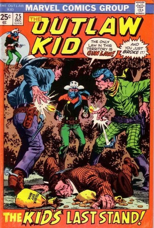 The Outlaw Kid #25 cover