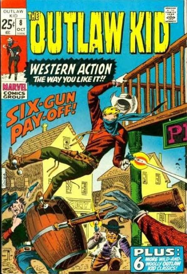 The Outlaw Kid #8 cover