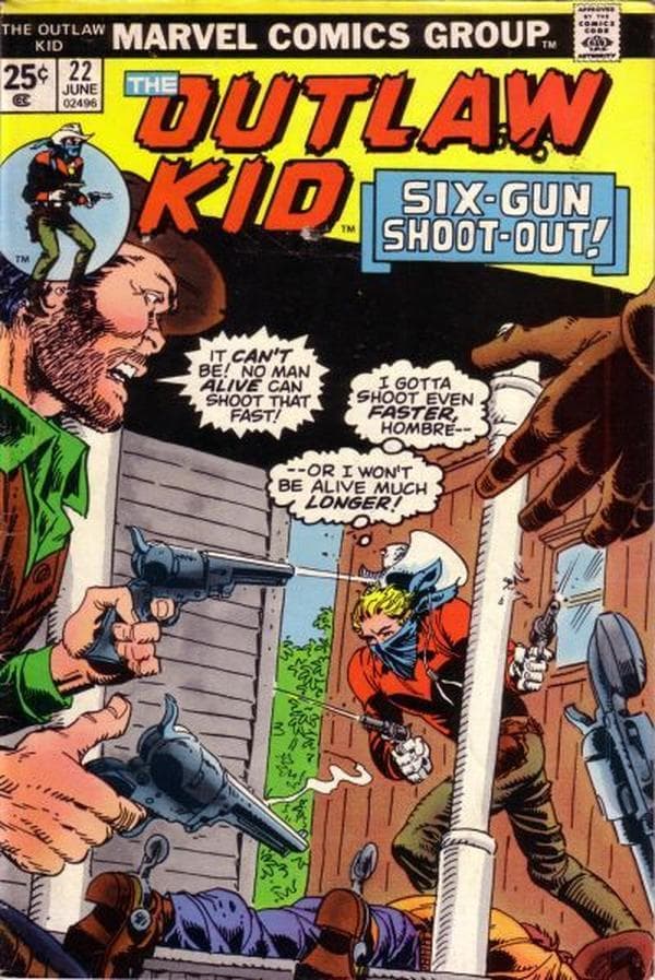 The Outlaw Kid #22 cover