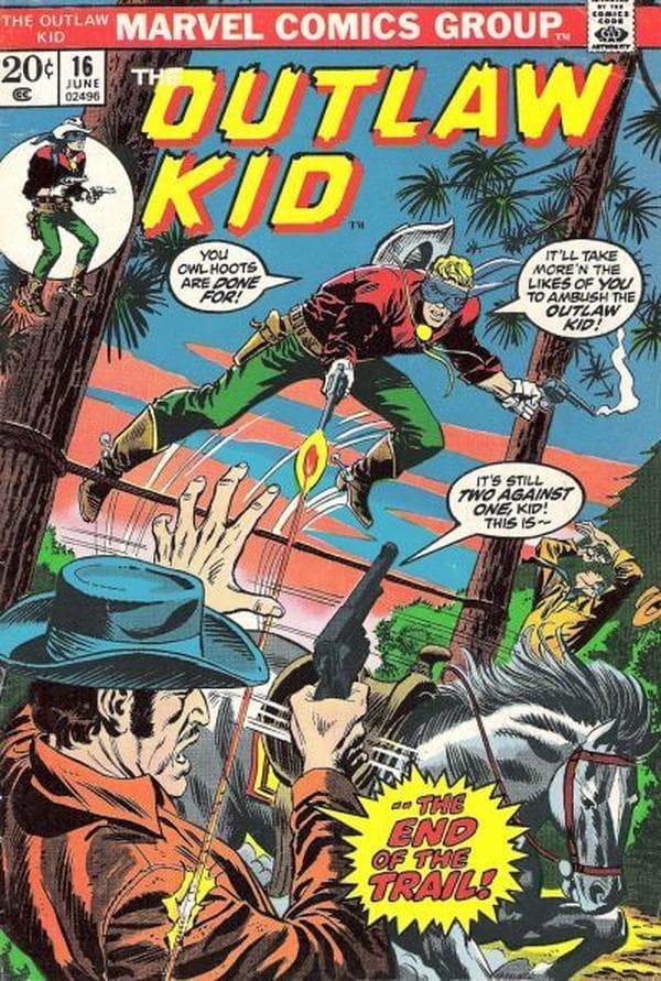 The Outlaw Kid #16 cover