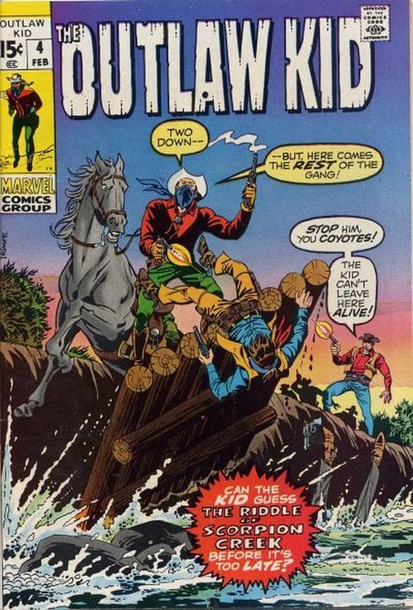 The Outlaw Kid #4 cover