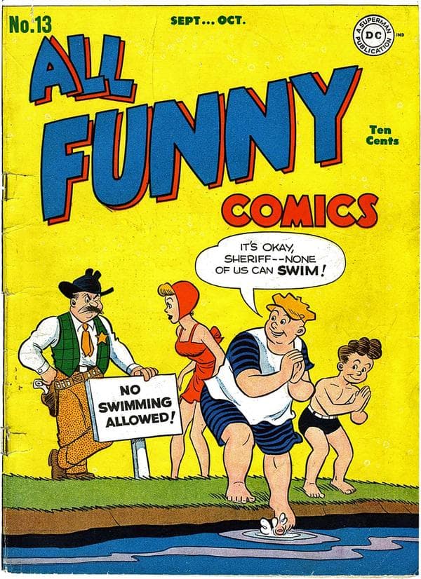 All Funny Comics #13 cover