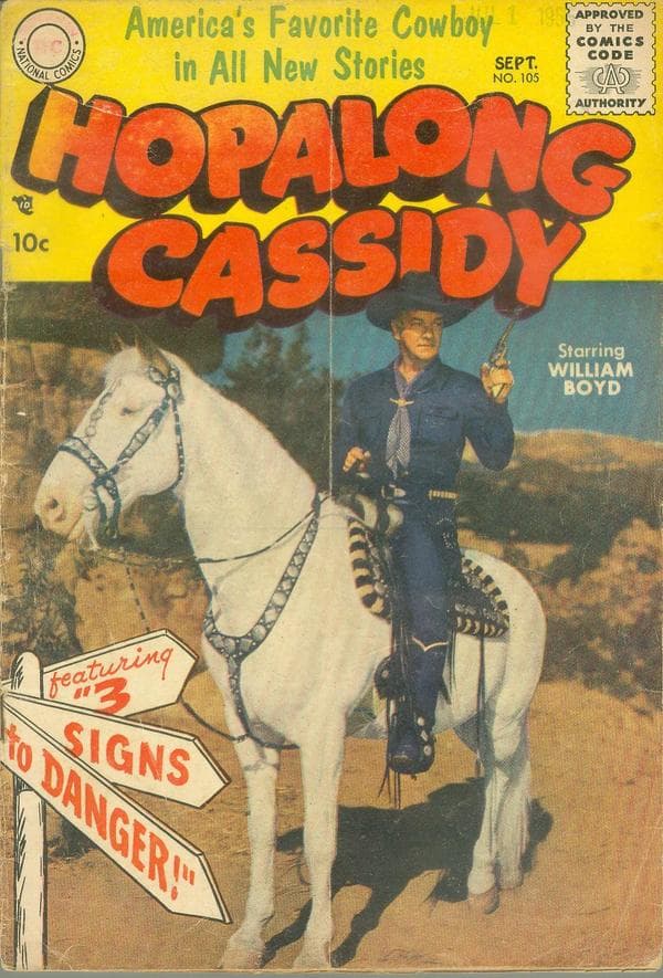 Hopalong Cassidy #105 cover