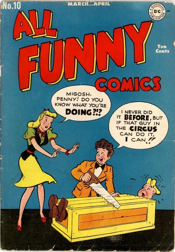 All Funny Comics #10 cover