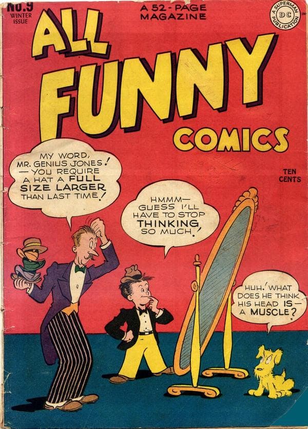 All Funny Comics #9 cover