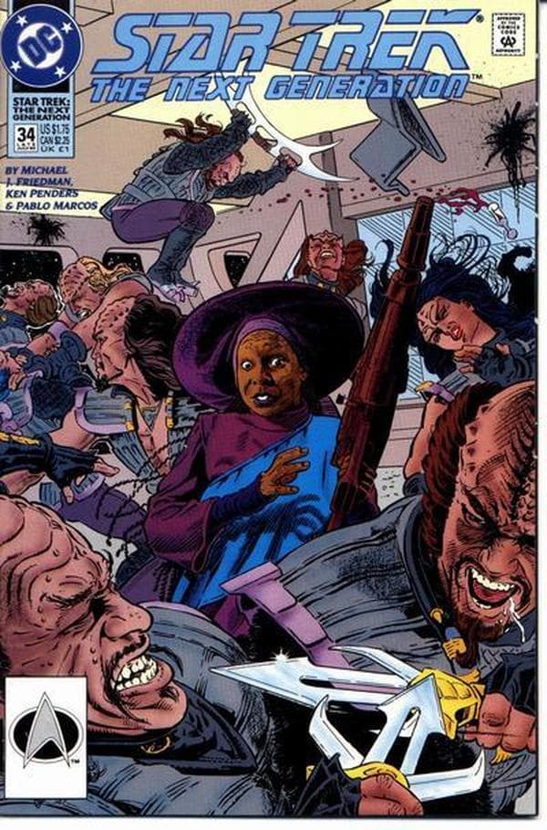 Star Trek: The Next Generation #34 cover