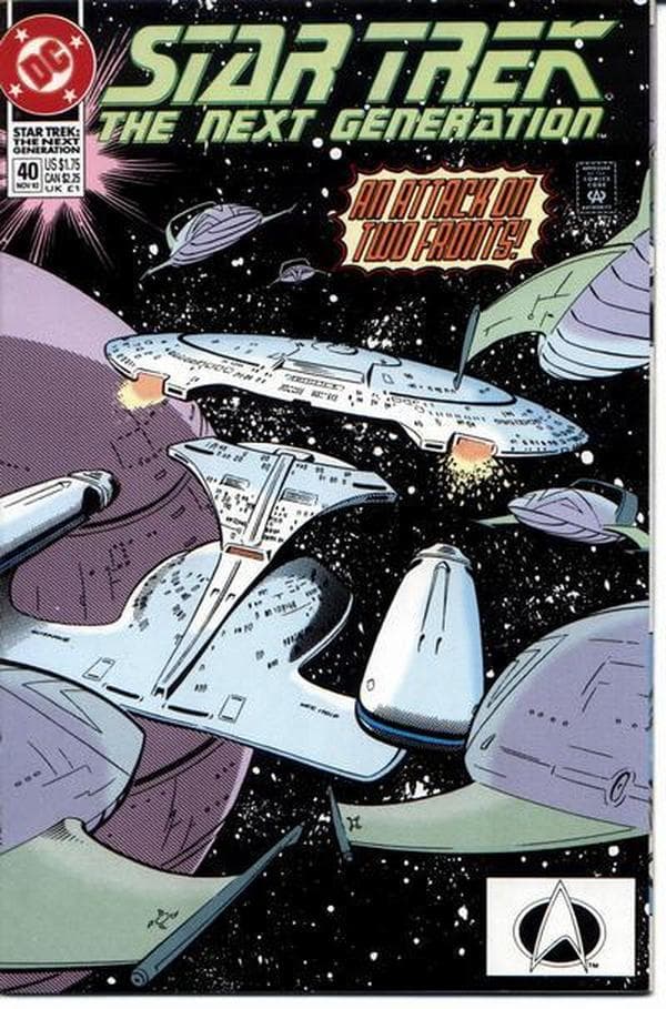Star Trek: The Next Generation #40 cover