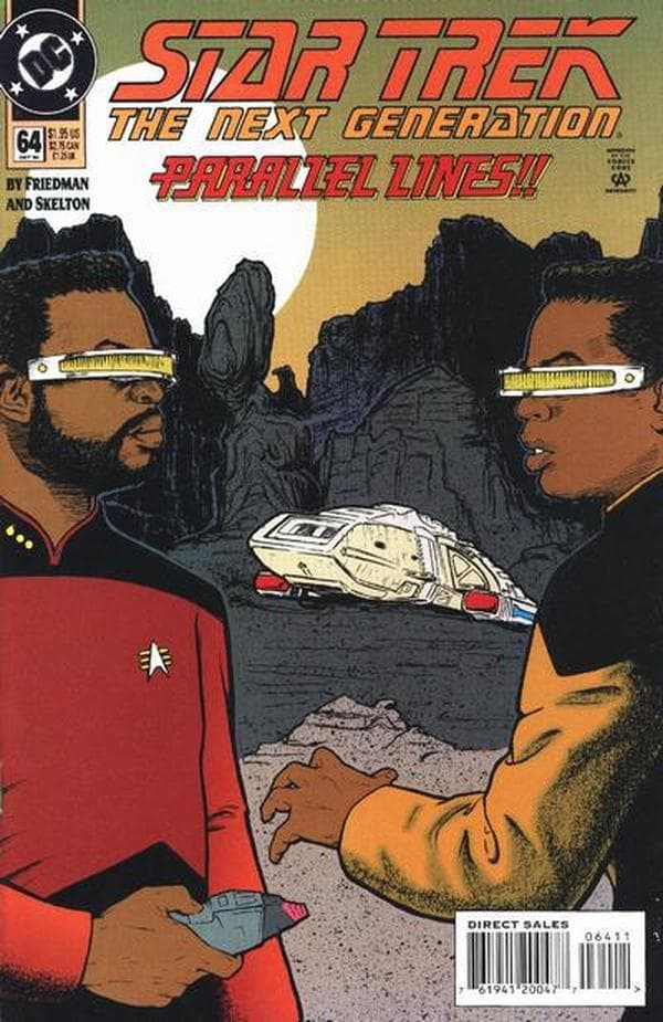 Star Trek: The Next Generation #64 cover