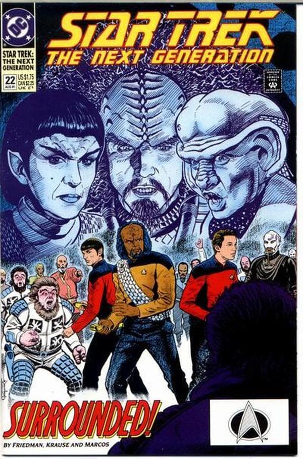 Star Trek: The Next Generation #22 cover