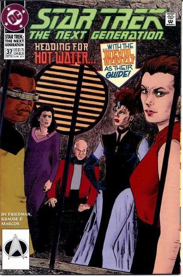 Star Trek: The Next Generation #37 cover