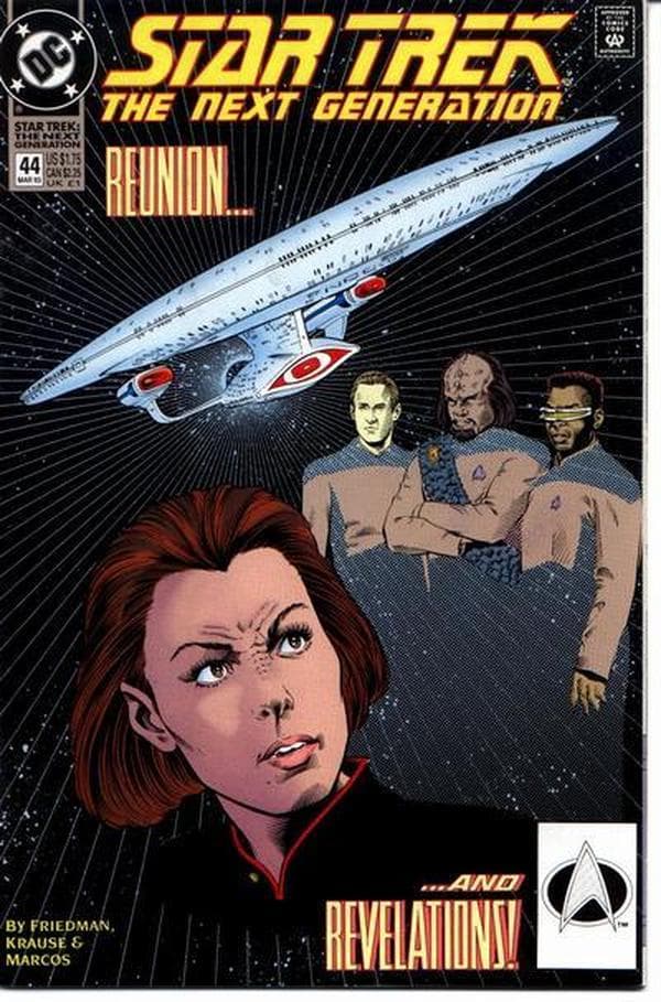 Star Trek: The Next Generation #44 cover