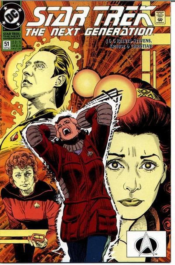 Star Trek: The Next Generation #51 cover
