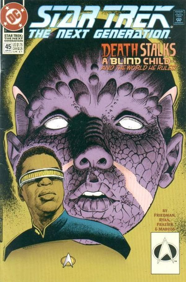 Star Trek: The Next Generation #45 cover