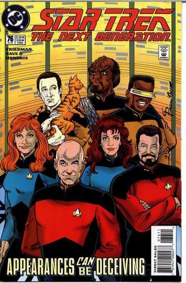 Star Trek: The Next Generation #76 cover