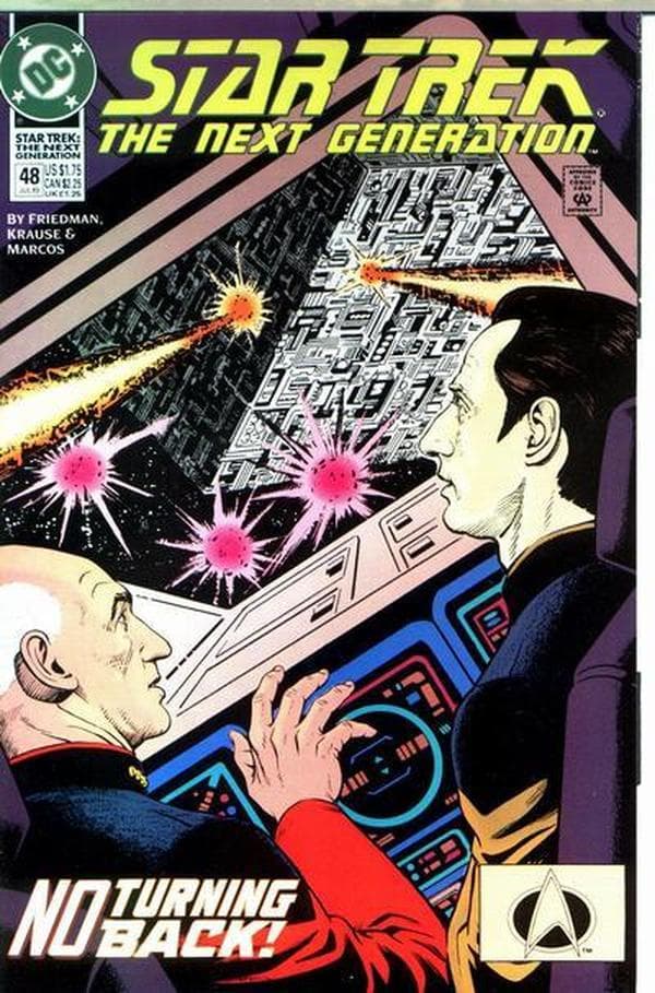 Star Trek: The Next Generation #48 cover