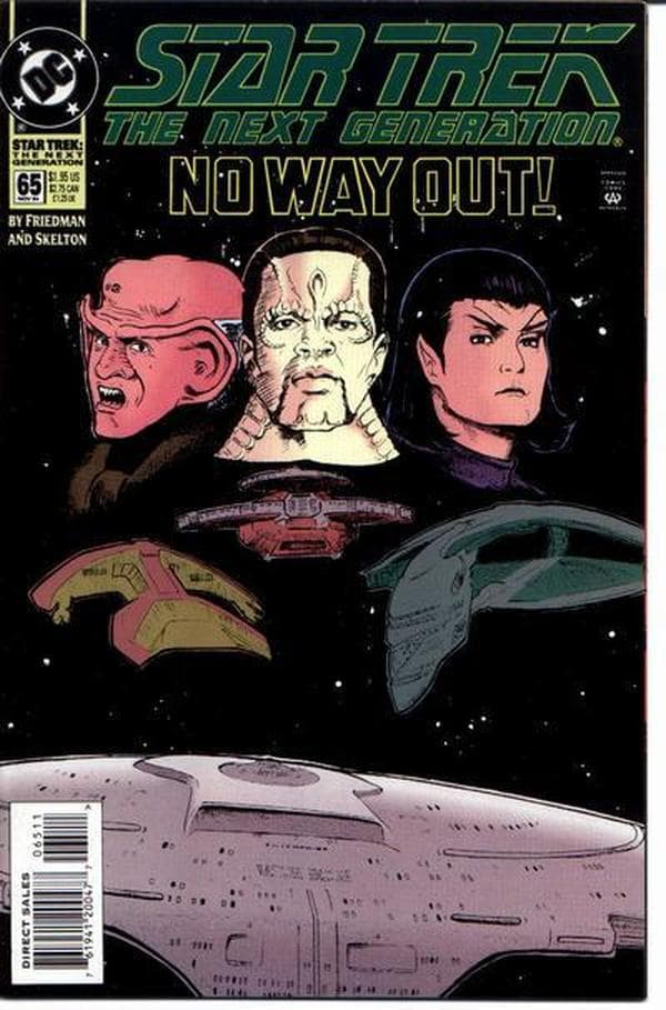 Star Trek: The Next Generation #65 cover