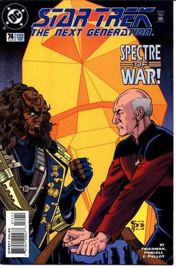 Star Trek: The Next Generation #74 cover