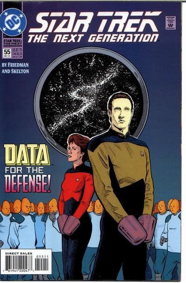 Star Trek: The Next Generation #55 cover