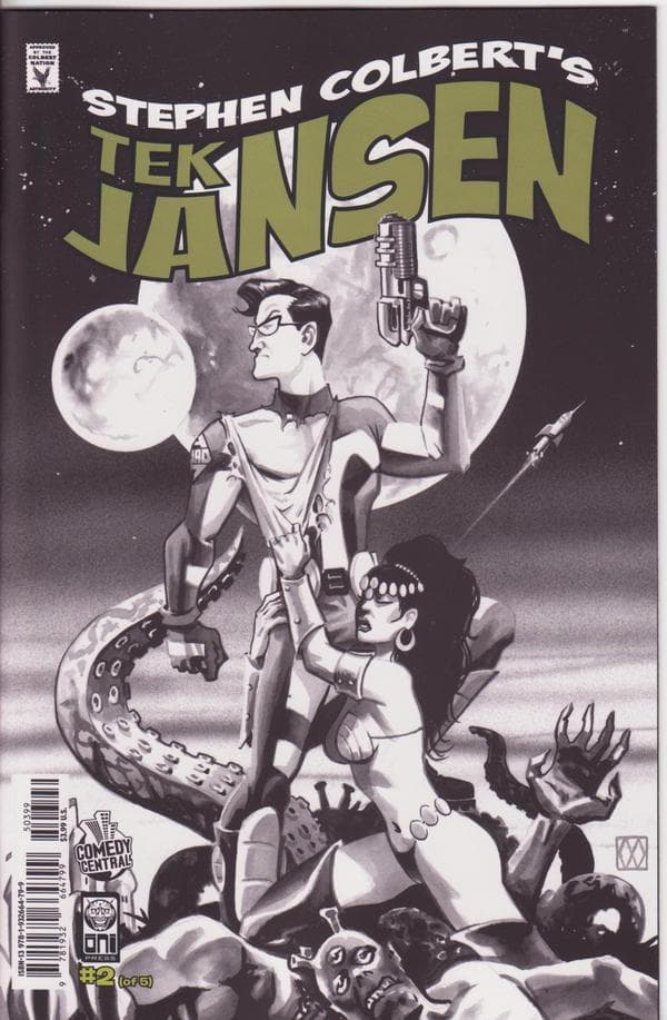 Stephen Colbert's Tek Jansen #2 cover
