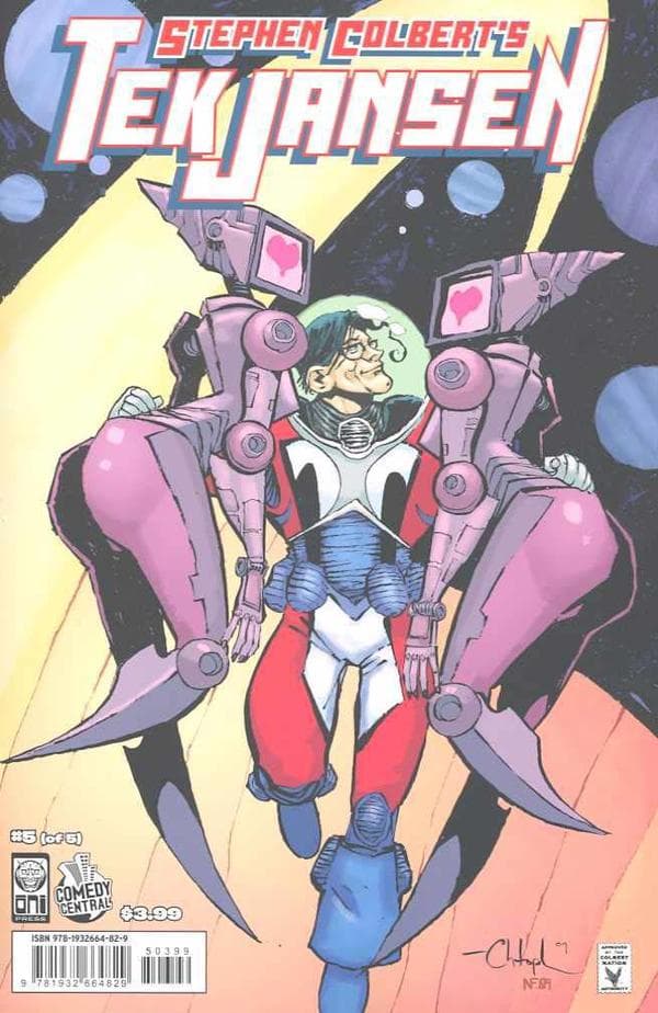 Stephen Colbert's Tek Jansen #5 cover