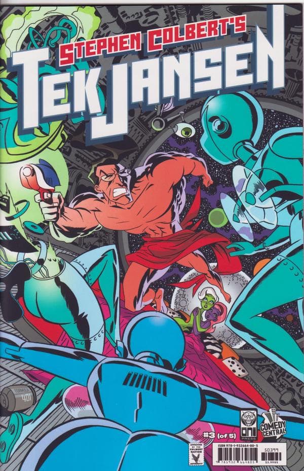 Stephen Colbert's Tek Jansen #3 cover