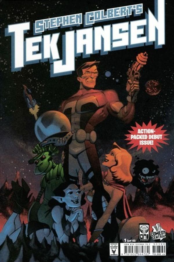 Stephen Colbert's Tek Jansen #1 cover
