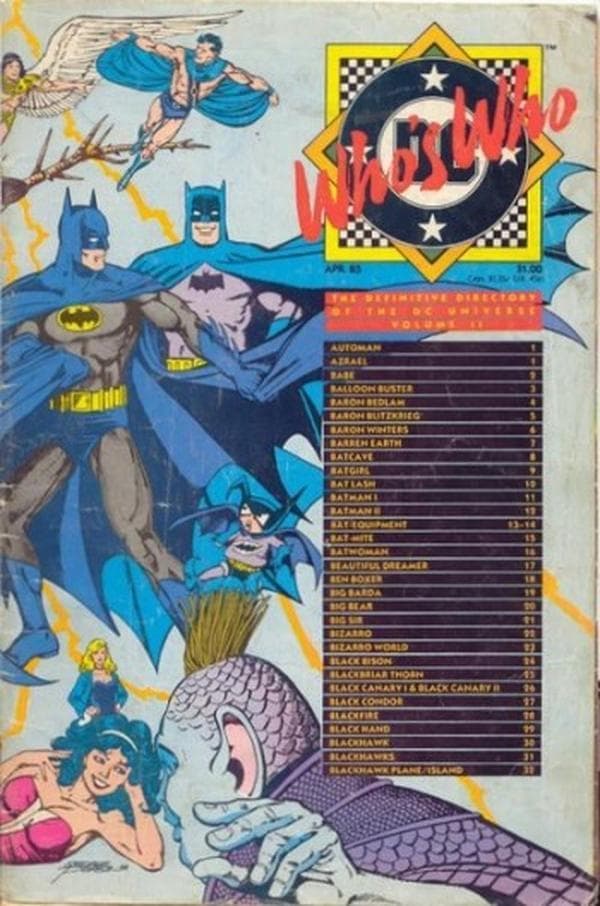 Who's Who: The Definitive Directory of the DC Universe #2 cover