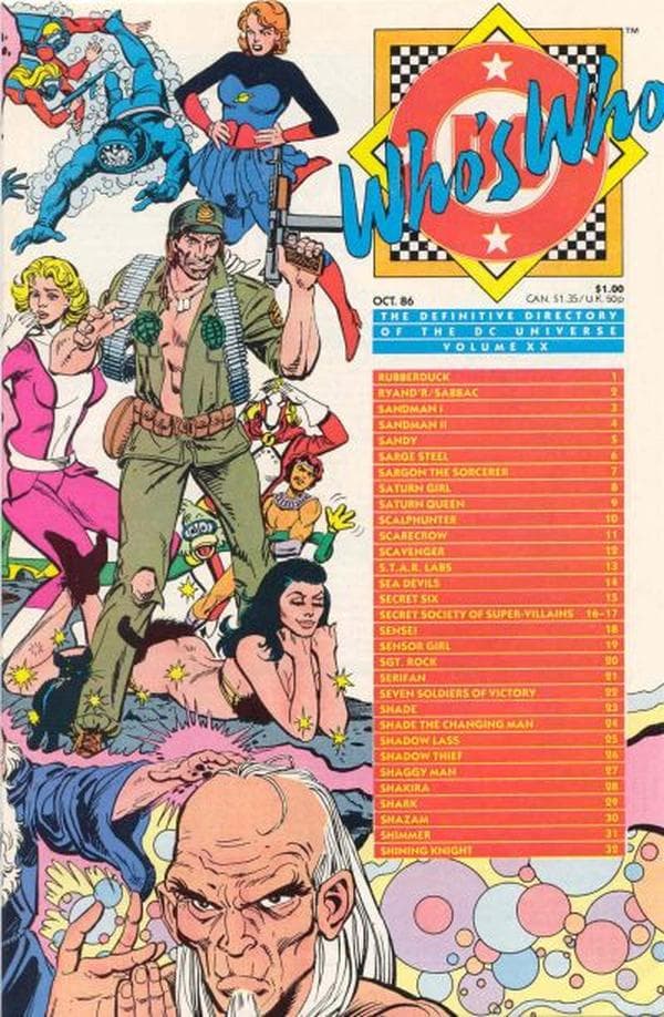 Who's Who: The Definitive Directory of the DC Universe #20 cover
