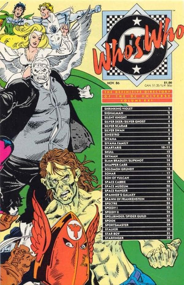 Who's Who: The Definitive Directory of the DC Universe #21 cover