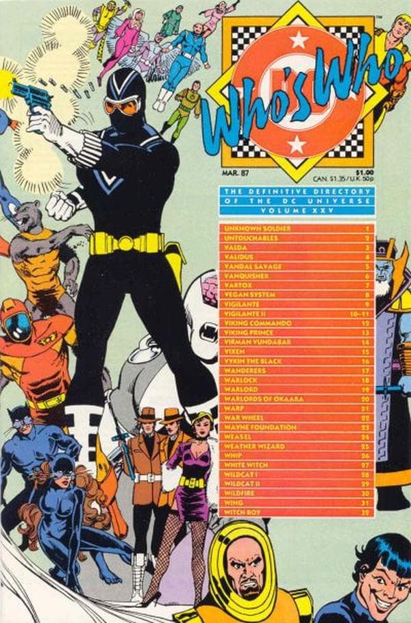 Who's Who: The Definitive Directory of the DC Universe #25 cover