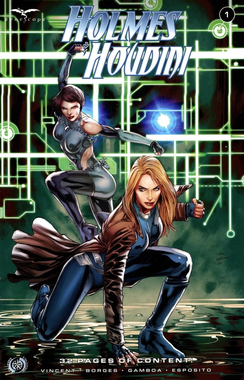 Holmes & Houdini #1 cover