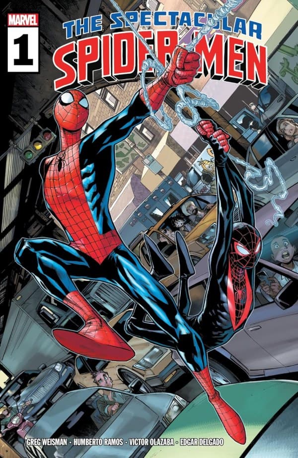The Spectacular Spider-Men #1 cover