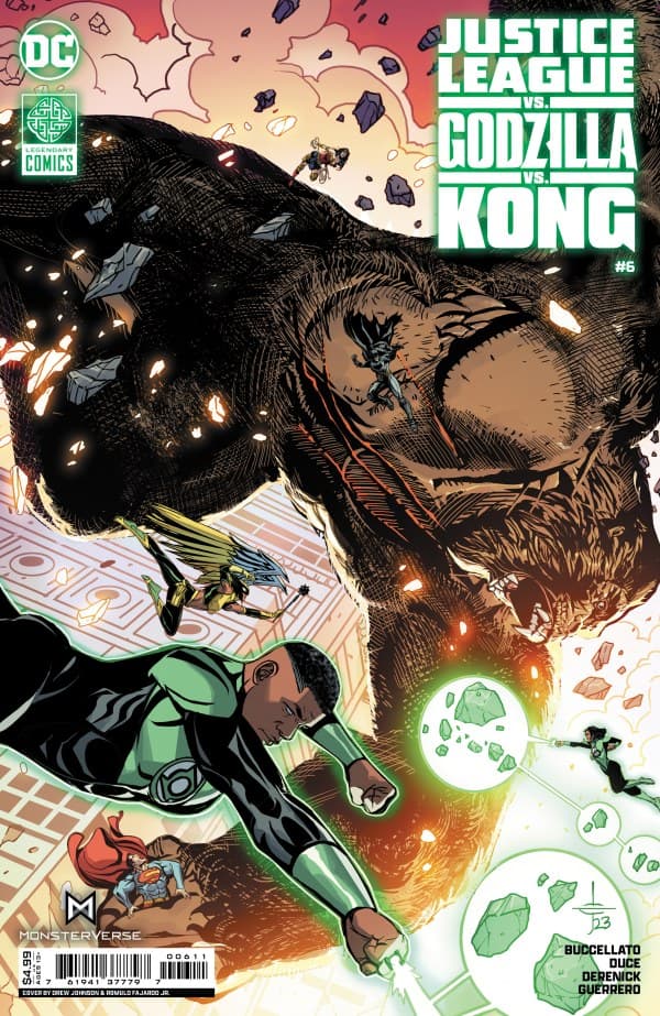 Justice League vs. Godzilla vs. Kong #6 cover